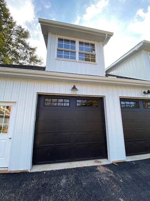 cape cod window on new garage